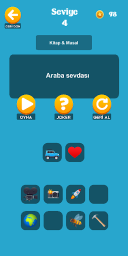 Emoji Bil! Türkçe Kelime Oyunu Screen 2