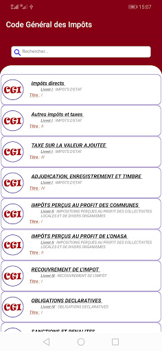 Code Général des Impôts 2022 Screen 3