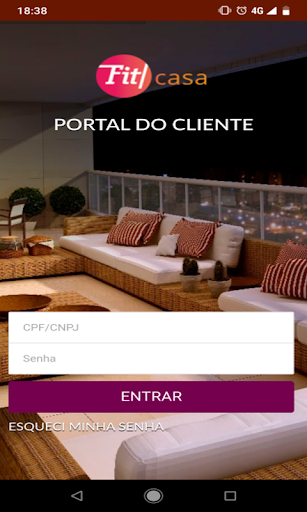 Android application Portal do Cliente - FIT CASA screenshort