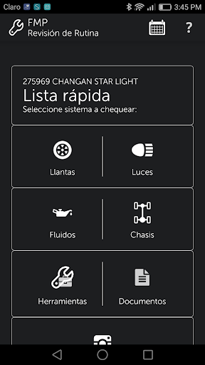 Android application FMP screenshort
