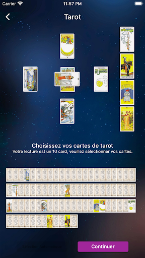 Aperçu de l'application