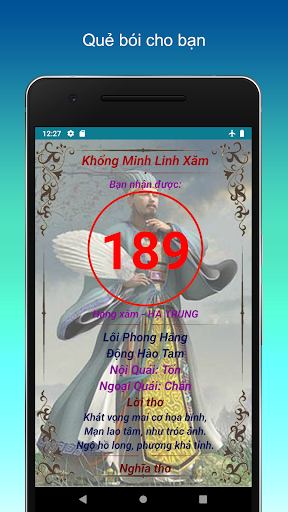 Khổng Minh Bói Quẻ Screen 3