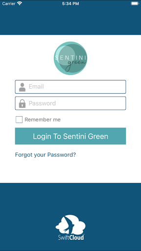 Android application Sentini Green screenshort