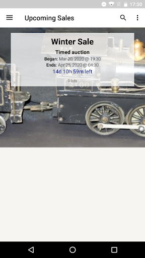 Android application Opfer Auction Online screenshort