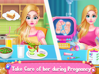 Pregnant Mom & Twin Baby Game