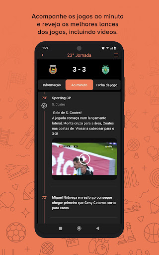Screenshot of SAPO Desporto