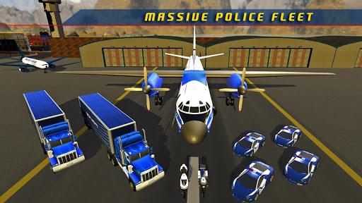 Police Plane Transporter Game  screenshots 4