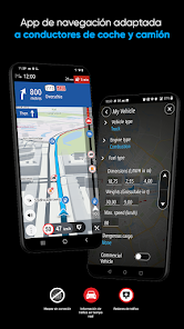 TomTom presenta la navegación para camiones en la aplicación móvil