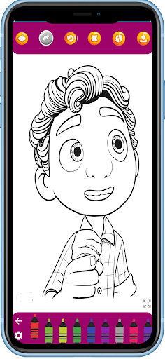 Luca Coloring book 2021