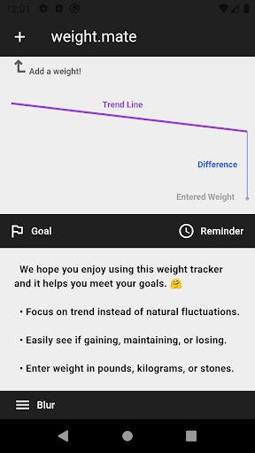 weight.mate Screen 2