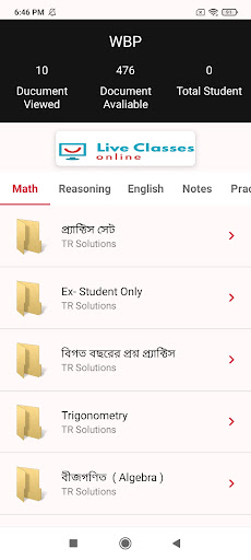 TR Solutions - Exam Prep. Screen 2