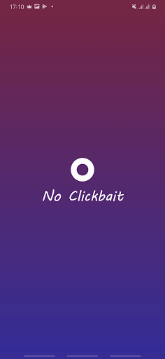 Android application No Clickbait screenshort