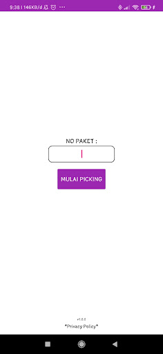Picking Order Screen 3