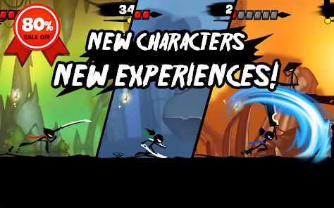 Imágen 14 Stickman Revenge 3: Ninja RPG android