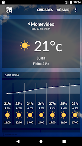 Captura de Pantalla 1 Clima Uruguay android