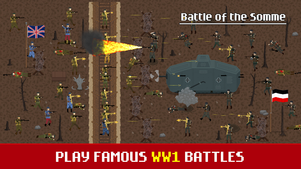 Trench Warfare WW1: RTS Battle 1.3.1 APK + Mod (Unlimited money / Mod Menu) for Android