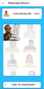 Funny Hindi WhatsApp stickers