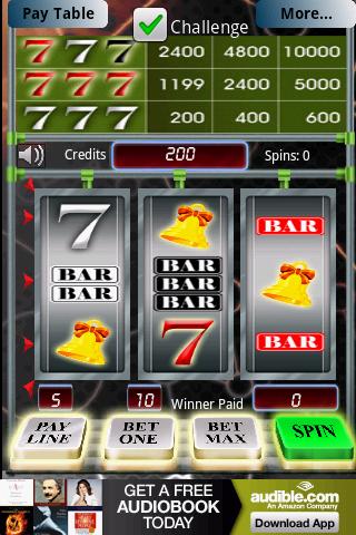 Android application Slot Machine Multi Payline screenshort