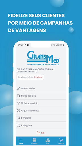 Pedido Eletrônico - Gransmed Screen 3