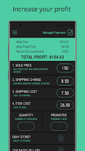 eProfit – eBay Profit & Fee Calculator 1