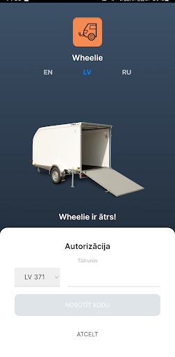 Android application Wheelie Trailers screenshort