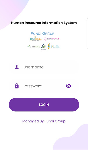 Android application HRIS - Pundi Group screenshort