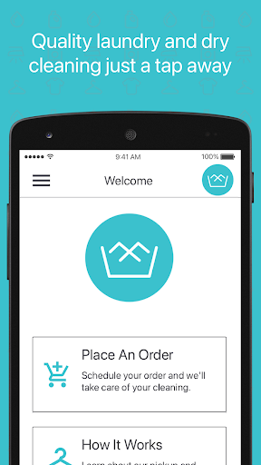 Android application LaundryUp screenshort