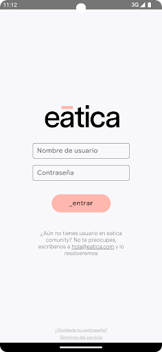 Android application Eatica Community screenshort