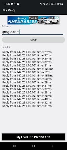 My Ping - Tools Ping Android Screen 2