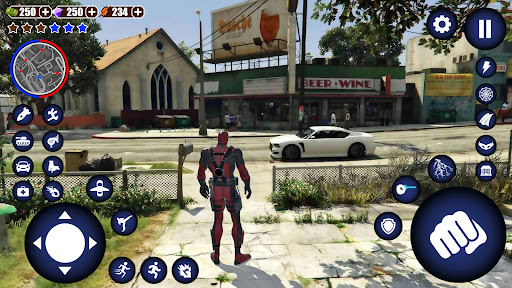 Miami Rope Hero Spider Games - Action - games