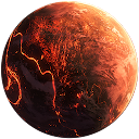 3D Flame doom planet live wallpaper