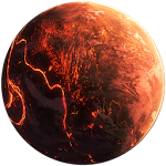 3D Flame doom planet live wallpaper Apk