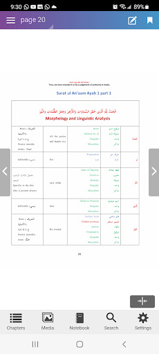 Quran Grammar Al-Anaam 50 Ayah Screen 3