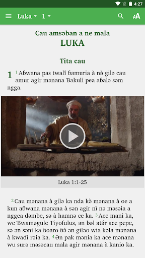 Android application Mbula-Bwazza Bible screenshort
