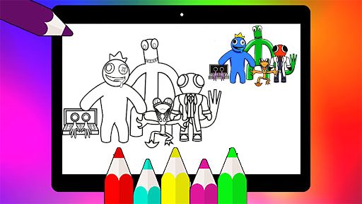 Rainbow Friends Coloring Book for Android - Download