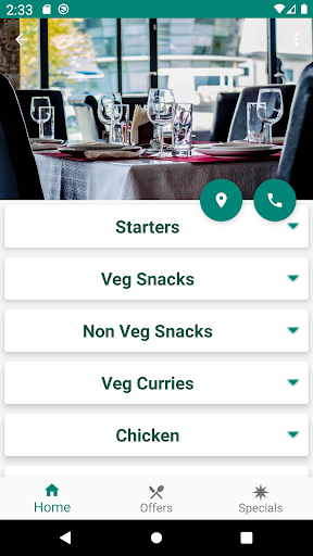 MyRestaurants Screen 3