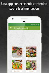 Captura de Pantalla 1 guia de alimentacion saludable android
