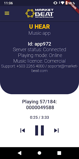 Android application UHEAR App screenshort