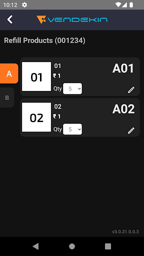 Vendeki Operator Screen 2