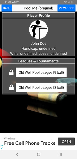 Pool Me Screen 3