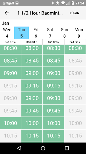 Android application Leisurezone screenshort