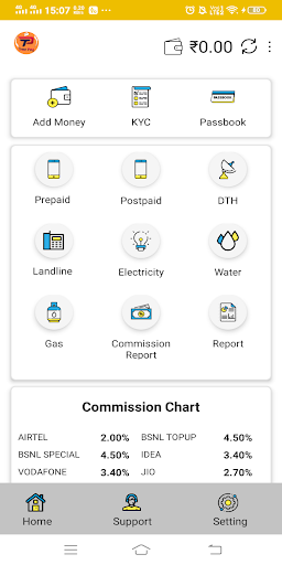 Android application Recharge & Bill Payment screenshort