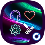 Neon Lines - Solo Launcher Theme icon