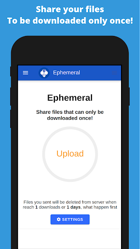 Android application Ephemeral - Temporary Links screenshort