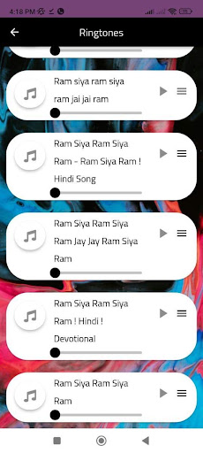Ram Siya Ram Ringtons Screen 2