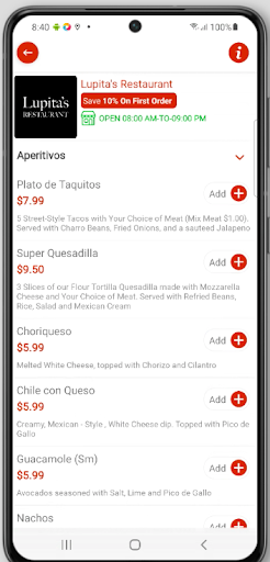 Lupitas Restaurant Screen 3
