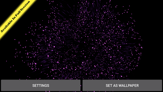 Blue Particles Live Wallpaper Screenshot