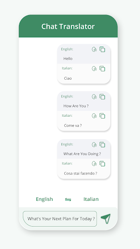 Italian English Translator Screen 3