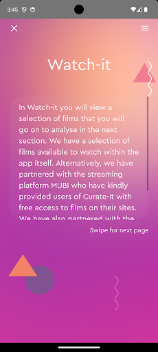 Curate-It Screen 2