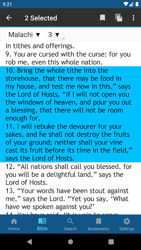 Messianic Bible, WMB Screen 3